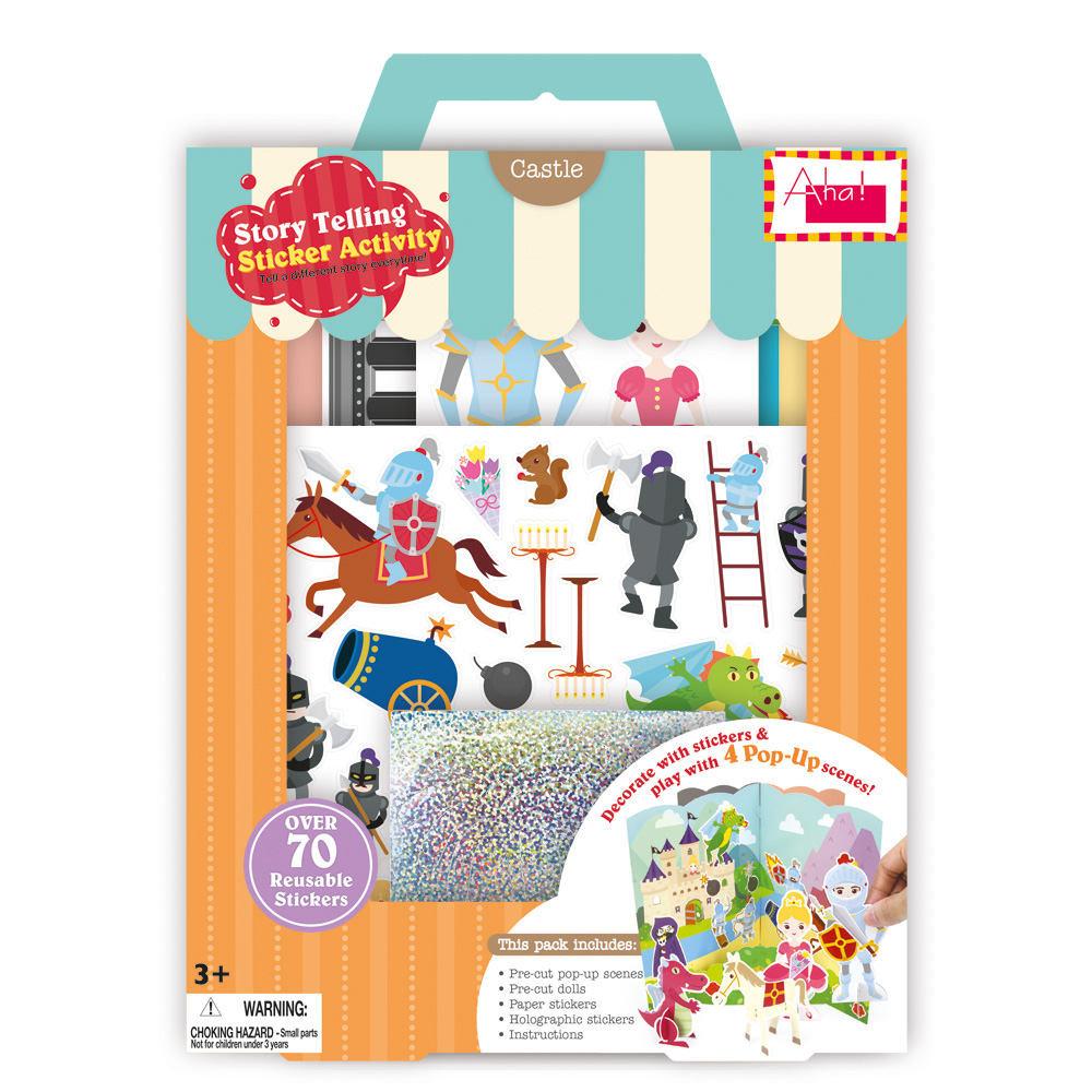 Aha Designs Story Telling Sticker Activity Educational Toys