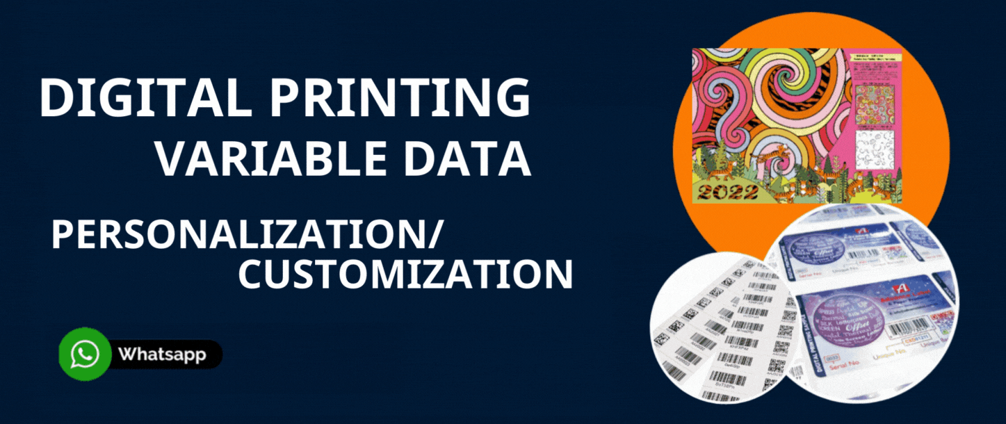 Digital Printing Variable Data Processing for Personalized and Customized Products
