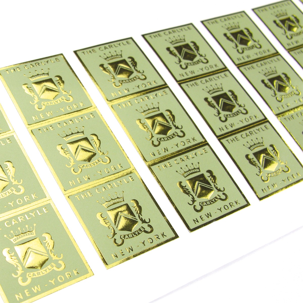 Gold Foil Paper Label Labels & Stickers Advance Label Limited