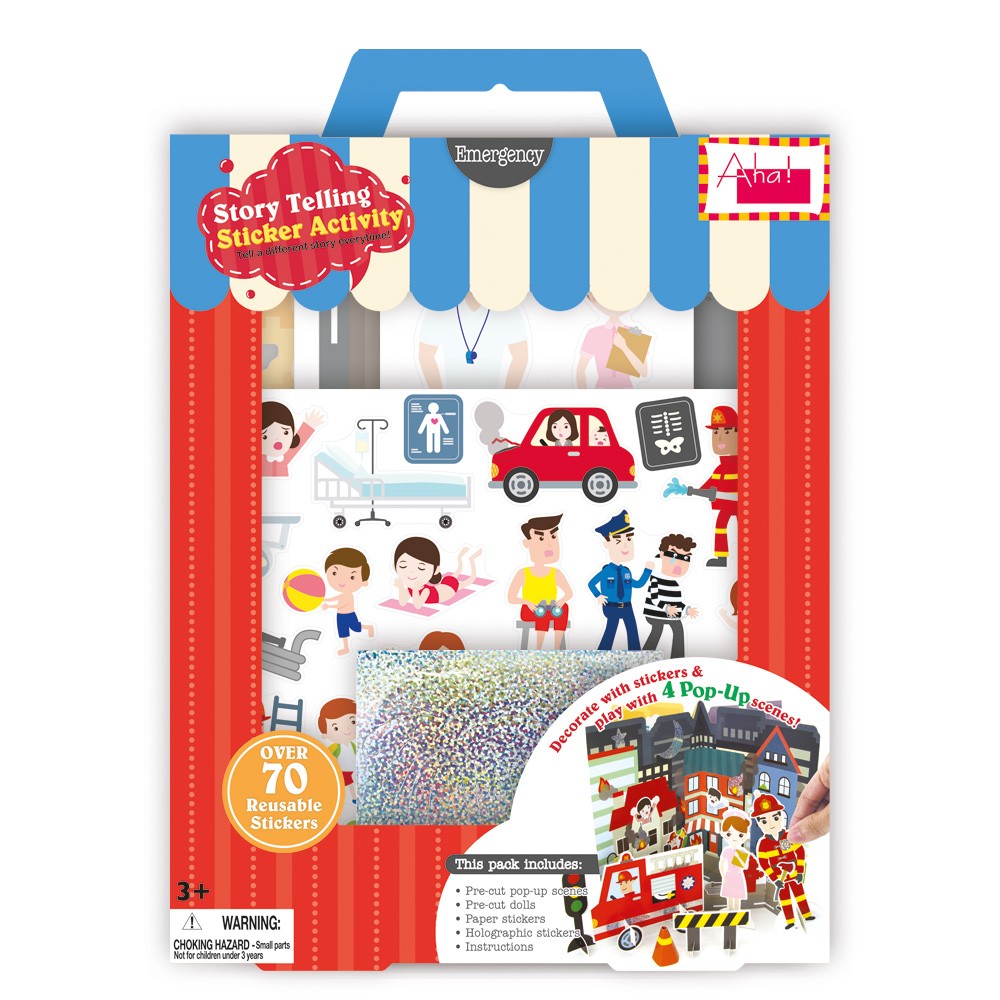 Aha Designs Story Telling Sticker Activity Educational Toys