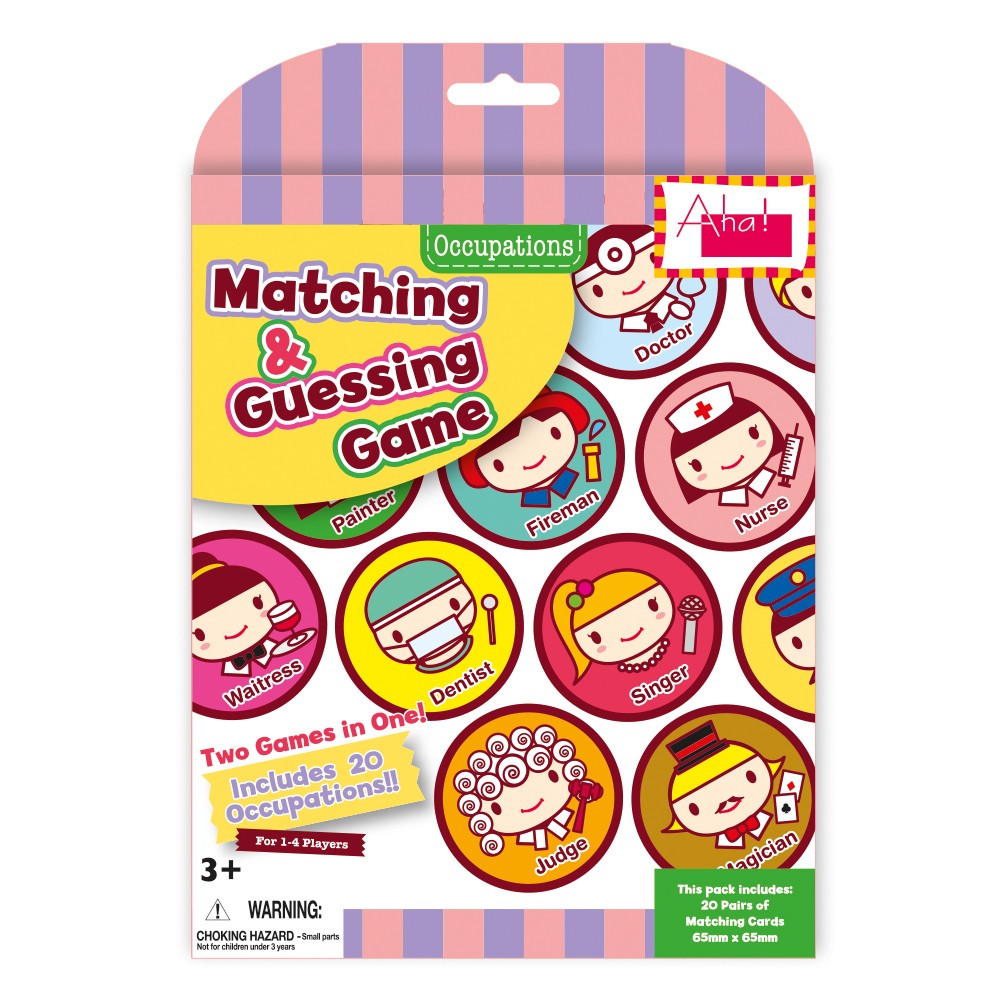 Aha Designs Matching and Guessing Game Educational Toy