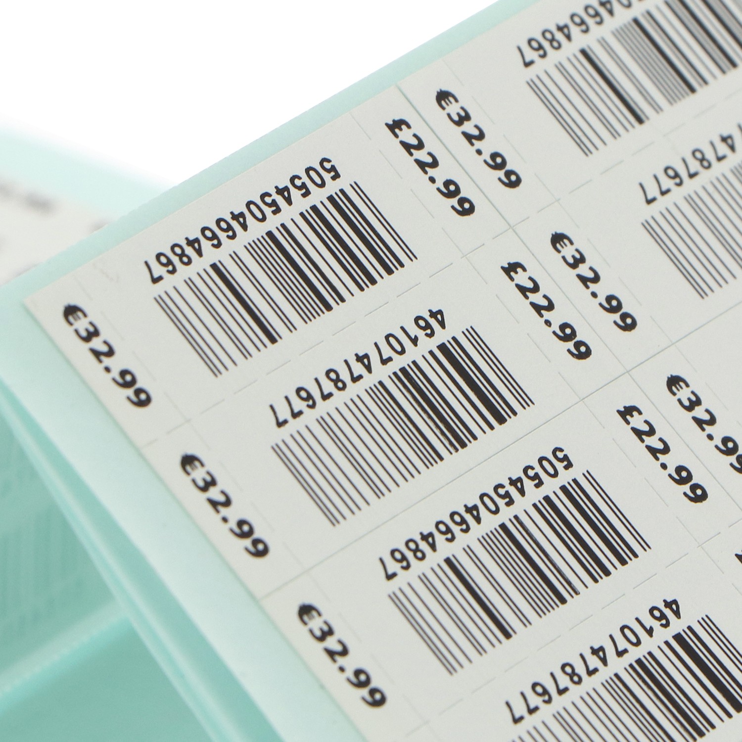 Barcode Label with Random Variable Data Number