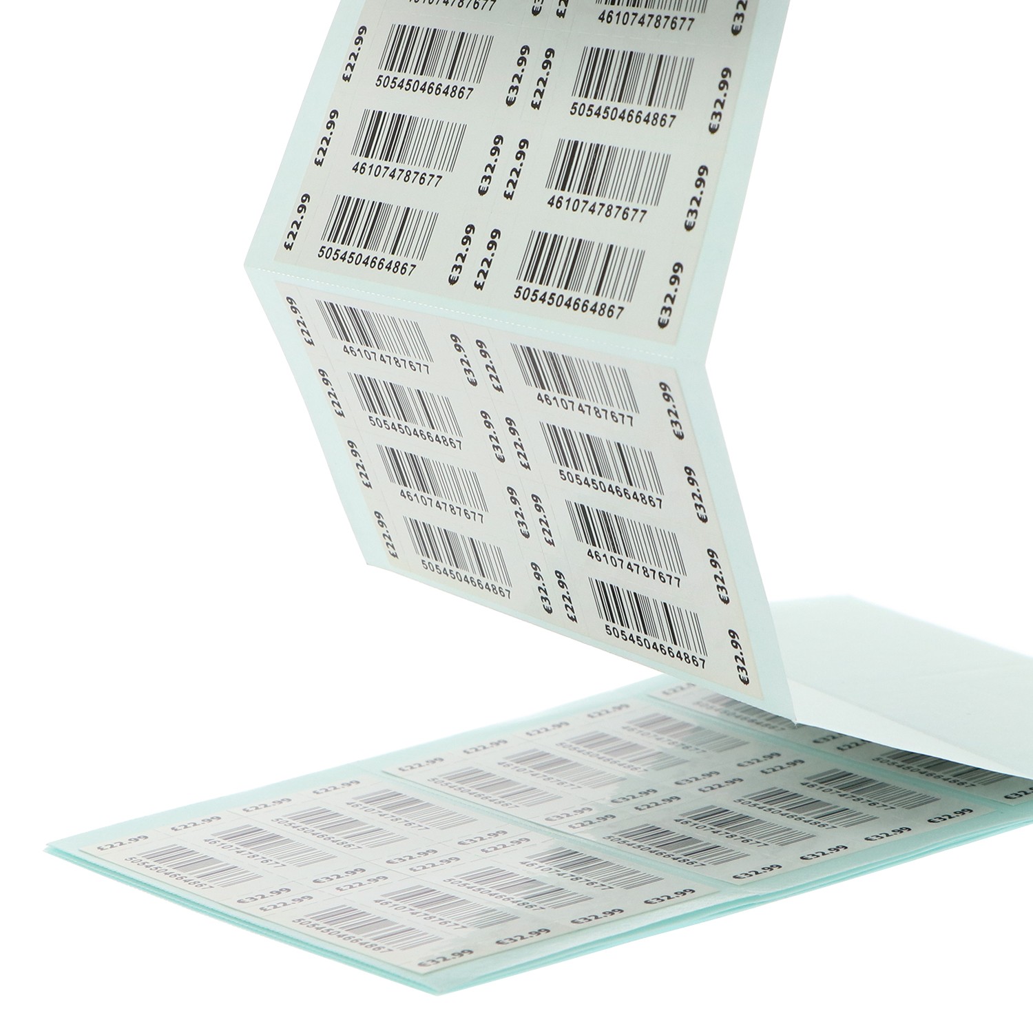 Barcode Label with Random Variable Data Number