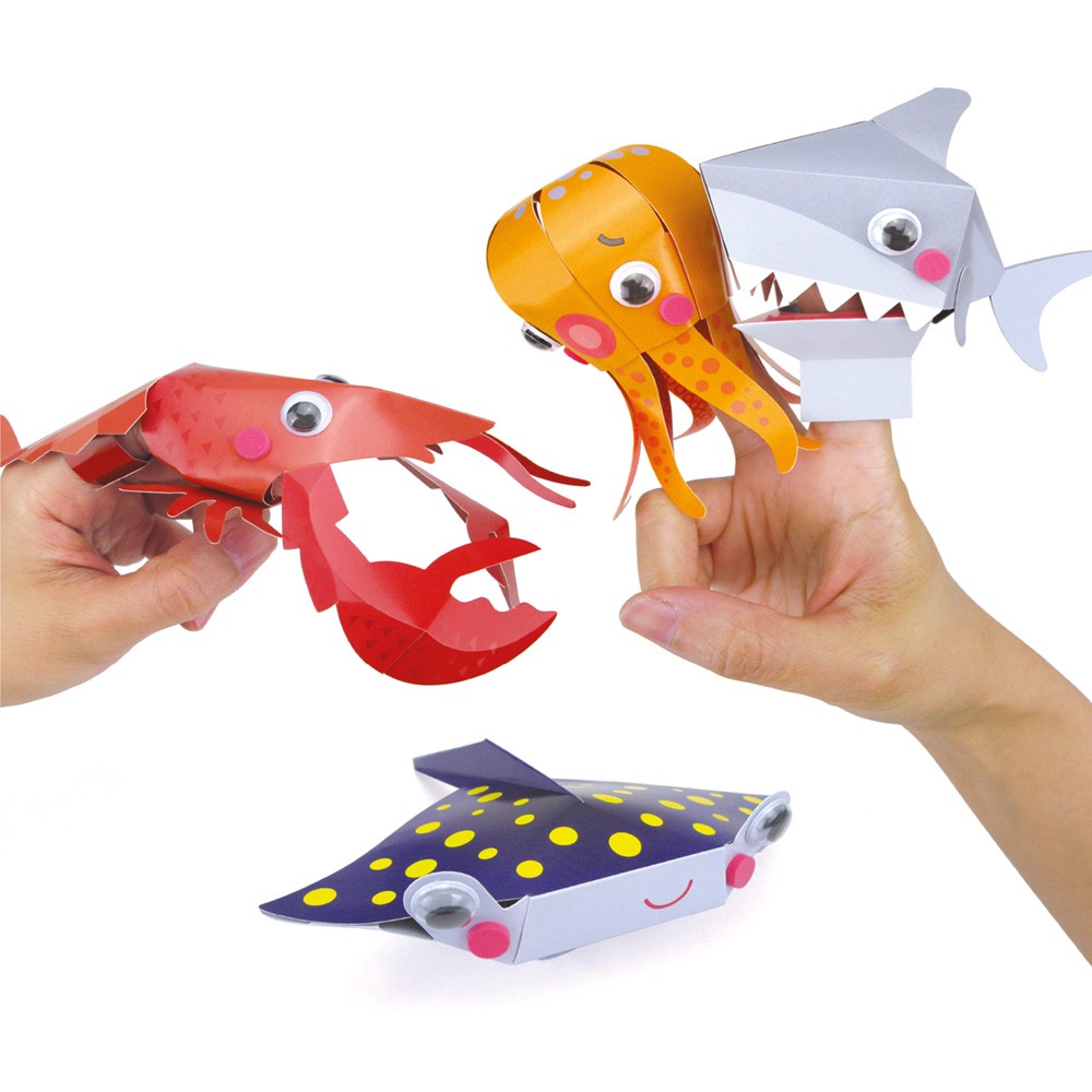 DIY Finger Puppet Ocean Fun Series