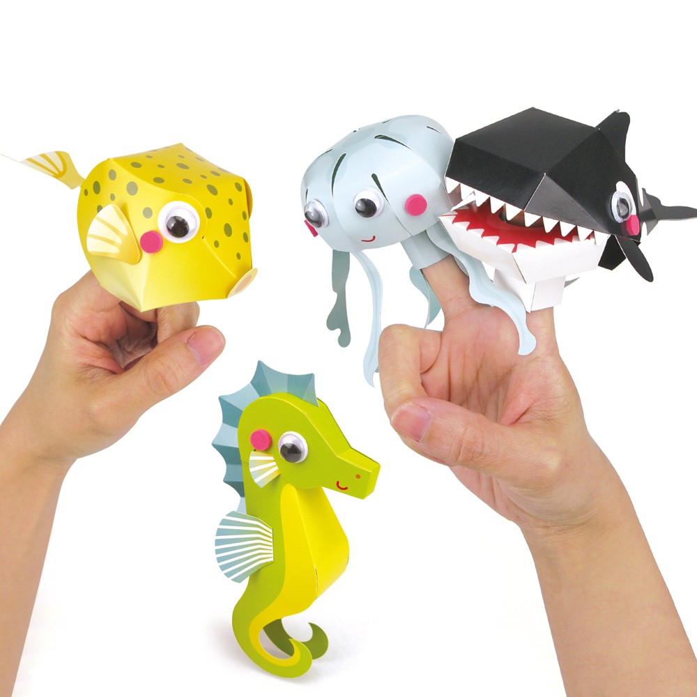 DIY Finger Puppet Ocean Fun Series