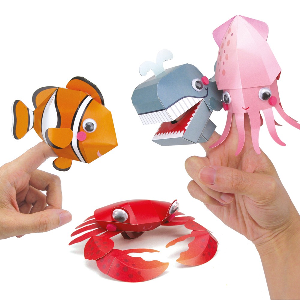 DIY Finger Puppet Ocean Fun Series